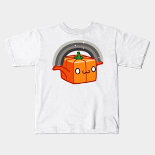 Succulent square pumpkin Kids T-Shirt